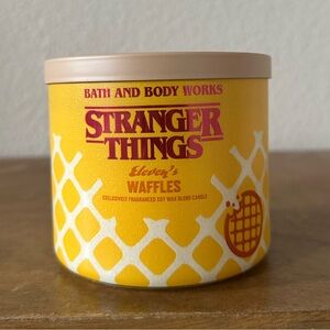 NEW Bath & Body Works Stranger Things ELEVEN’S WAFFLES 3 wick Candle NEW